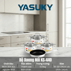  bộ xoong nồi Yasuky YK-440