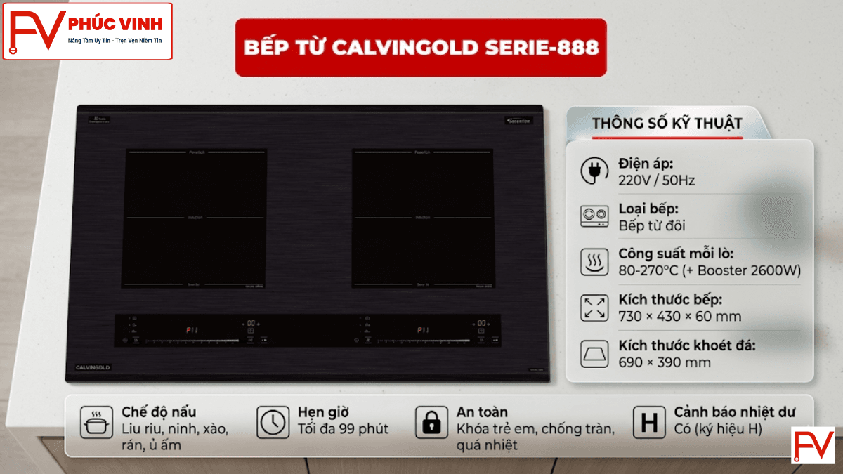 bếp từ calvingold