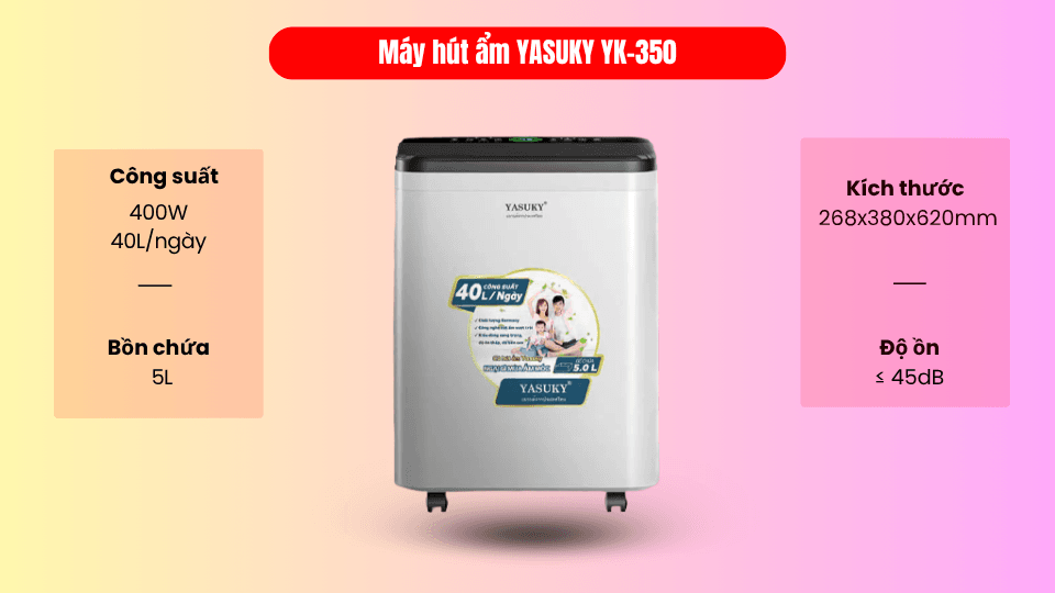 Máy Hút Ẩm YASUKY YK-350