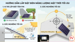 cách sử dụng đèn năng lượng mặt trời